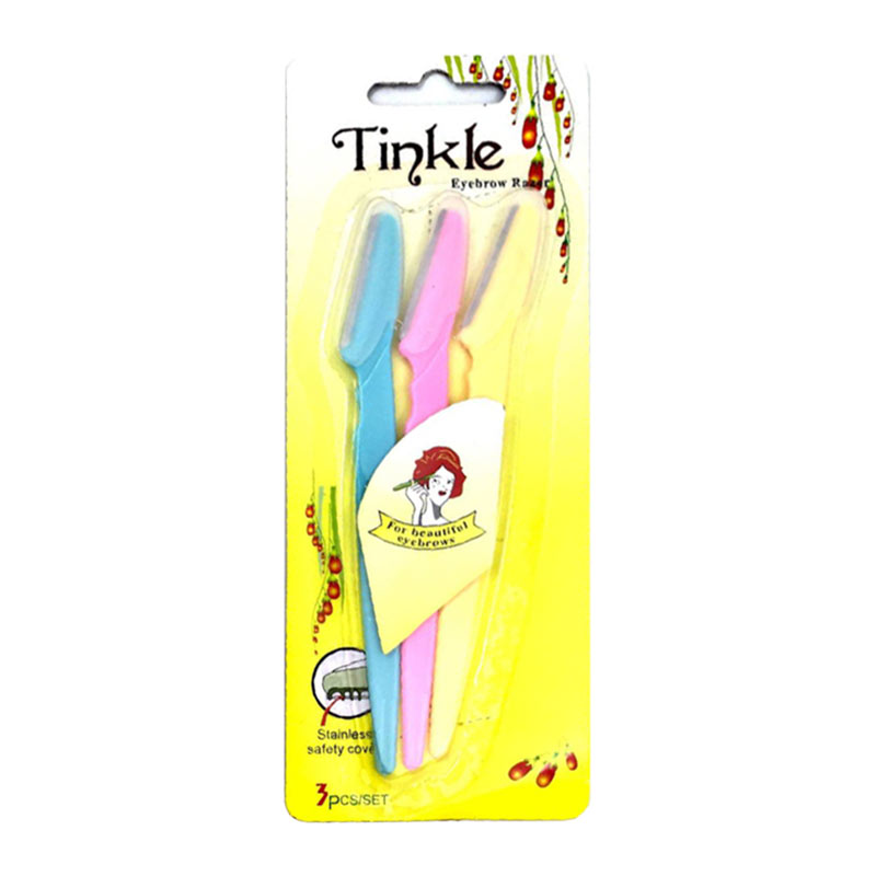 پک 3 عددی تیغ اصلاح ابرو و صورت تینکل Tinkle کد 5089